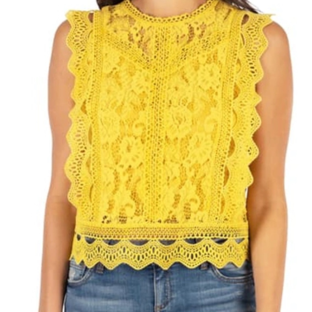 Kut from the Kloth Stella sleeveless lace top
